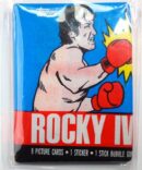 Rocky IV Vintage Trading Cards Wax Pack 1985 Topps Rocky Boxing Boxer