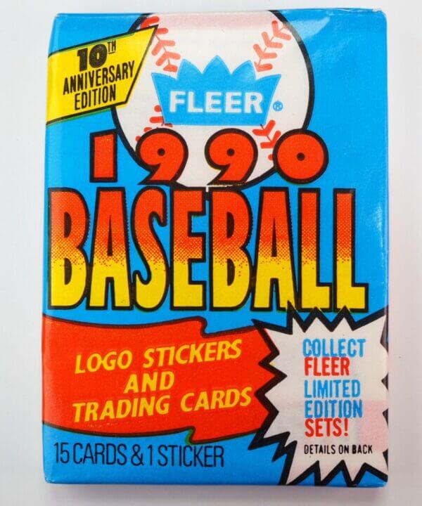 1990 Fleer Baseball Wax Pack Sealed – Possible Sammy Sosa RC