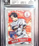 2020 Mike Trout Project 2020 #100 BGS 7 Anaheim Angels Ben Baller