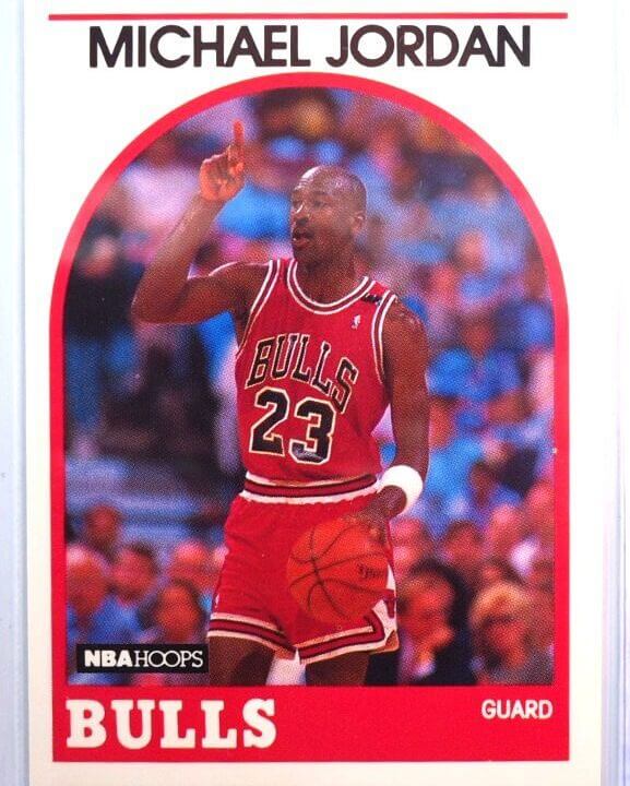 1989 Michael Jordan NBA Hoops #200 HOF Chicago Bulls