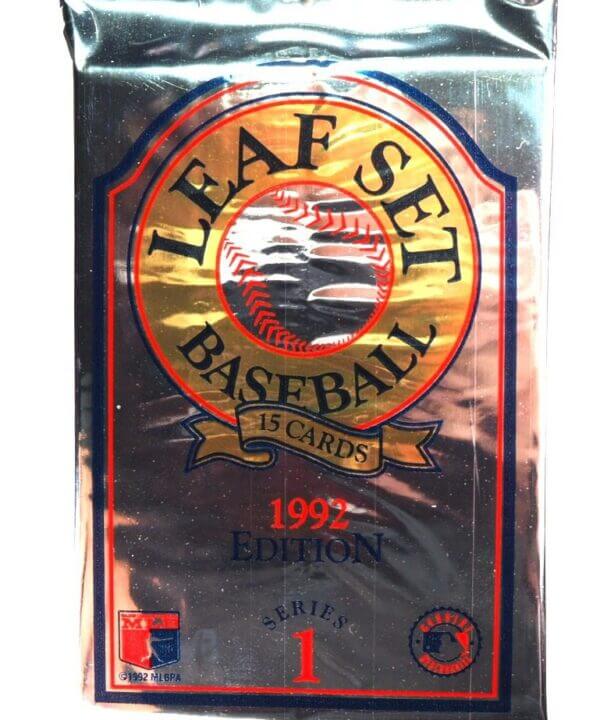 1992 Leaf Series 1 Baseball Cards Wax Pack!