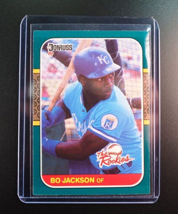 1987 Leaf Donruss Bo Jackson Kansas City Royals The Rookies Vintage Baseball #14