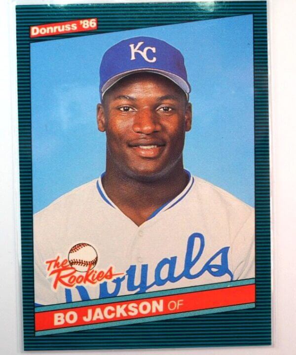 Bo Jackson 1986 Donruss “The Rookies” #38 Kansas City Royals Rookie RC