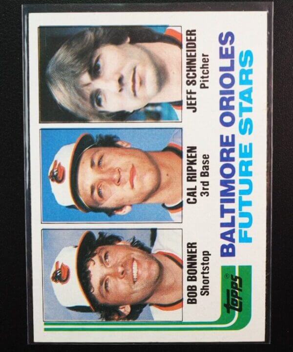 1982 Topps Cal Ripken Jr Bob Bonner Schneider Future Stars Rookie RC #21 Orioles