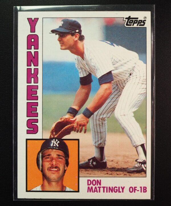 1984 Topps Don Mattingly #8 Rookie Card RC Yankees Set Break Centered