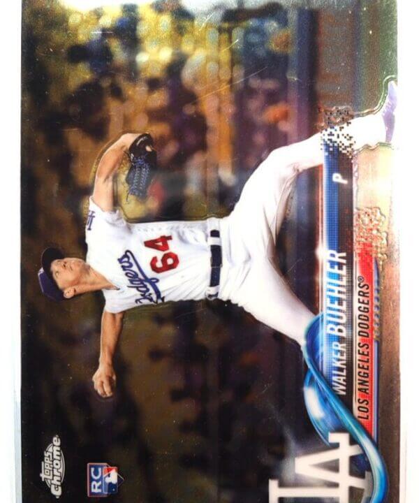 2018 Topps Chrome Walker Buehler #71 Rookie Card (RC)