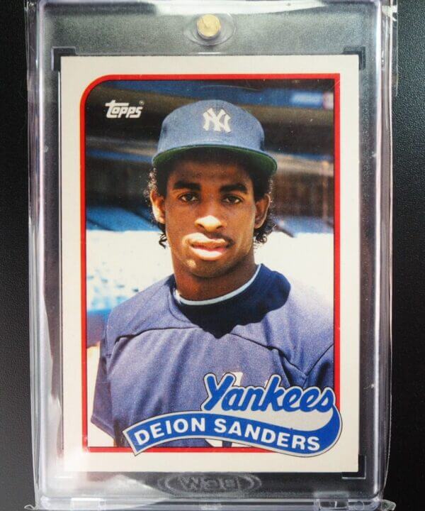 1989 Deion Sanders Rookie Card Topps Traded #110T