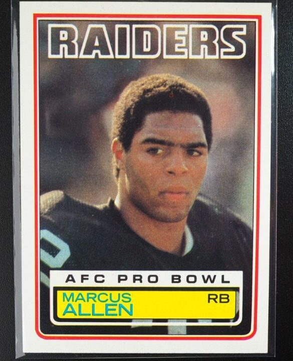1983 Topps #294 Marcus Allen Rookie Card RC HOF Mint