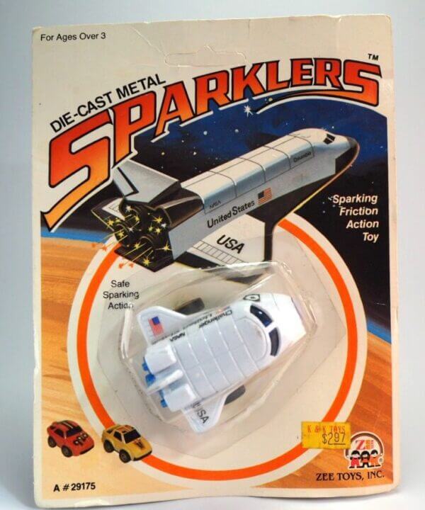 1984 Challenger Space Shuttle NASA Sparklers Zee Toys Vintage Sealed