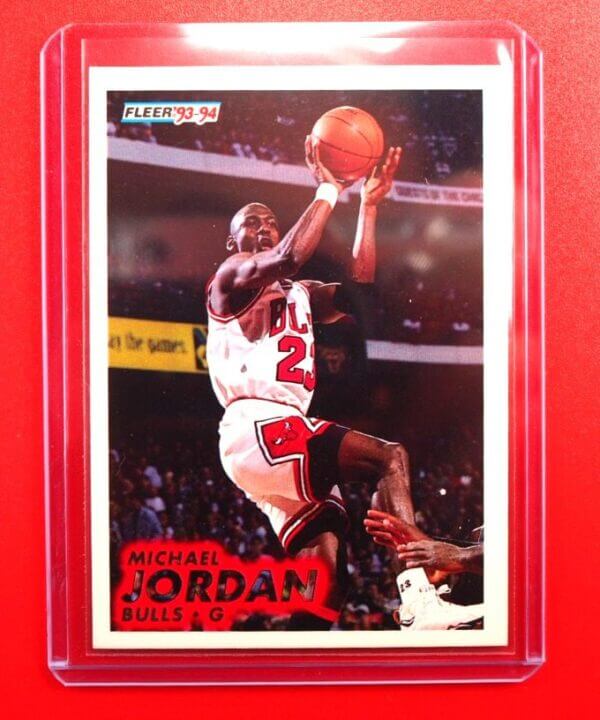 1993-94 Fleer Basketball Michael Jordan #28 Chicago Bulls HOF