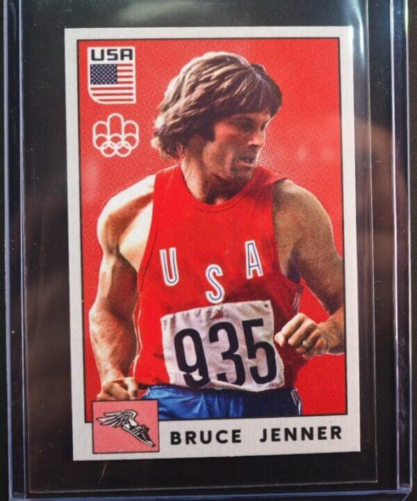1976 Bruce Jenner USA Olympics Montreal Event Promo Card