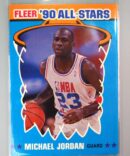 1990-91 Fleer Sticker ‘90 All Stars Michael Jordan #5 Chicago Bulls HOF