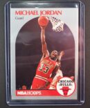 Michael Jordan 1990-91 NBA Hoops Basketball Card Chicago Bulls #65