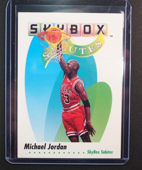 1992 92 Skybox Salutes Michael Jordan #572, Chicago Bulls, HOF