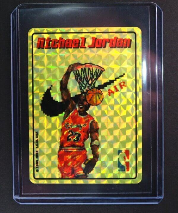 1985 Michael Jordan Prism Dunk Vending Machine Card Nike Air