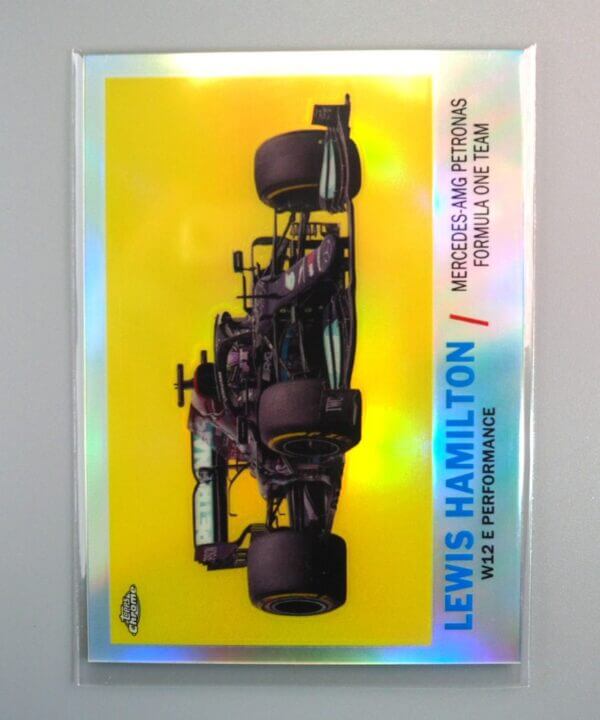 2021 Topps Chrome Formula 1 Lewis Hamilton 1961 Sports Cars Mercedes #T61-LH