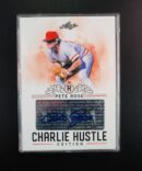 2020 Leaf Charlie Hustle Edition Auto Pete Rose Auto Blue Ink