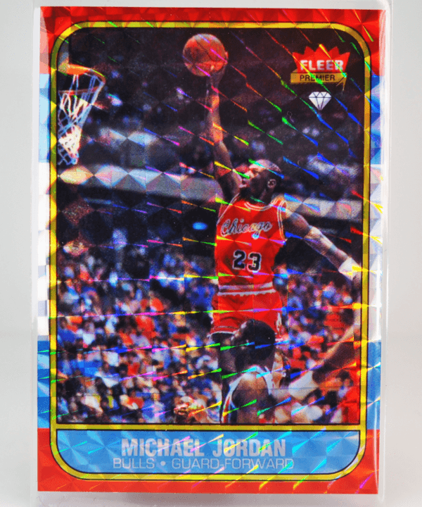 1986-87 Michael Jordan Fleer Rookie Card Diamond Prism Special Edition Promo Rare