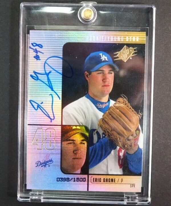 2000 Eric Gagne Dodgers Upperdeck Auto 398/1500 #95 SPX