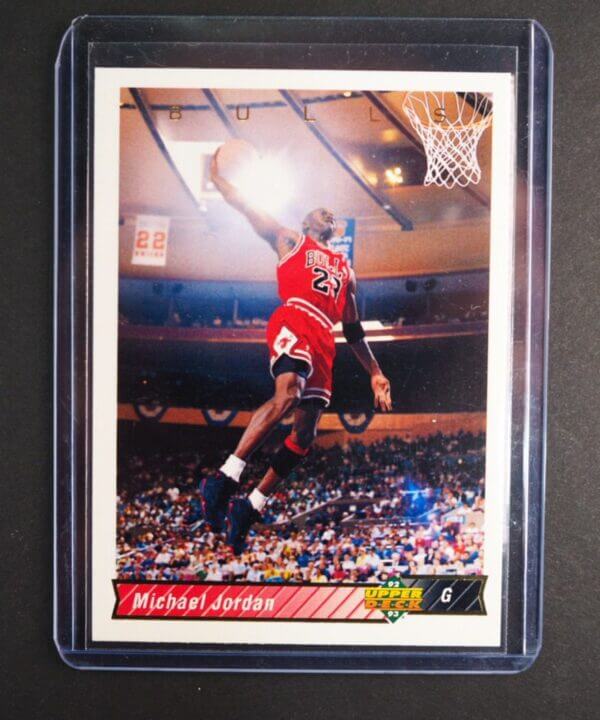 1992-93 Upper Deck Basketball Michael Jordan Card #23 HOF