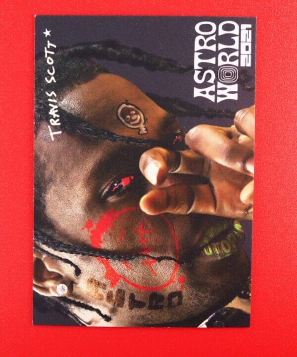 Travis Scott Astroworld Sealed Promo Card 2021 Skeleton Utopia
