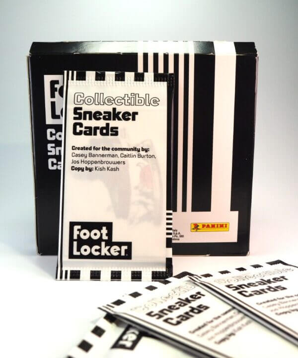 Panini x Foot Locker Sneaker trading cards 1 Pack (5 Cards per pack) RARE Limited