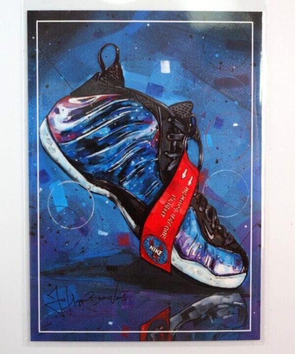 2022 Panini Foot Locker Sneakers Icons Air Foamposite One ‘Galaxy’