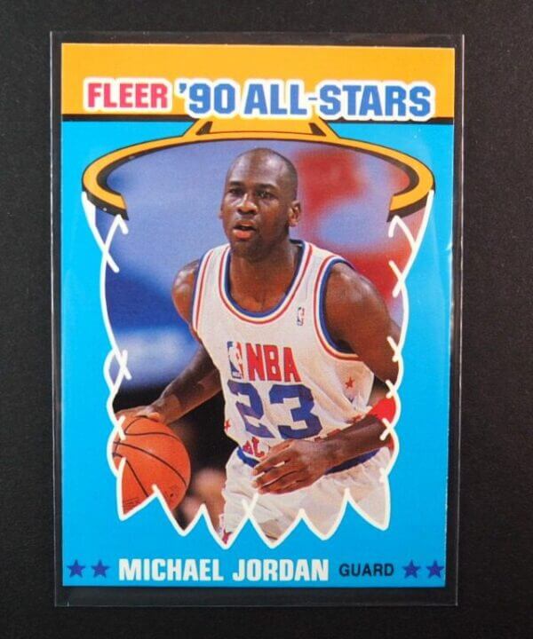 Michael Jordan 1990-91 Fleer All Stars #5 (of 12) Chicago Bulls