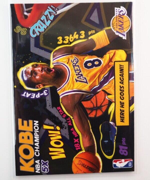 1996-97-2016 Kobe Bryant Rookie WOW! Career LA Lakers Basketball Card