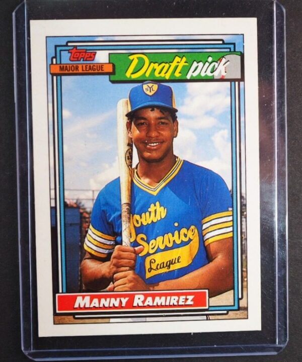 1992 Topps MANNY RAMIREZ Rookie #156 Cleveland Indians