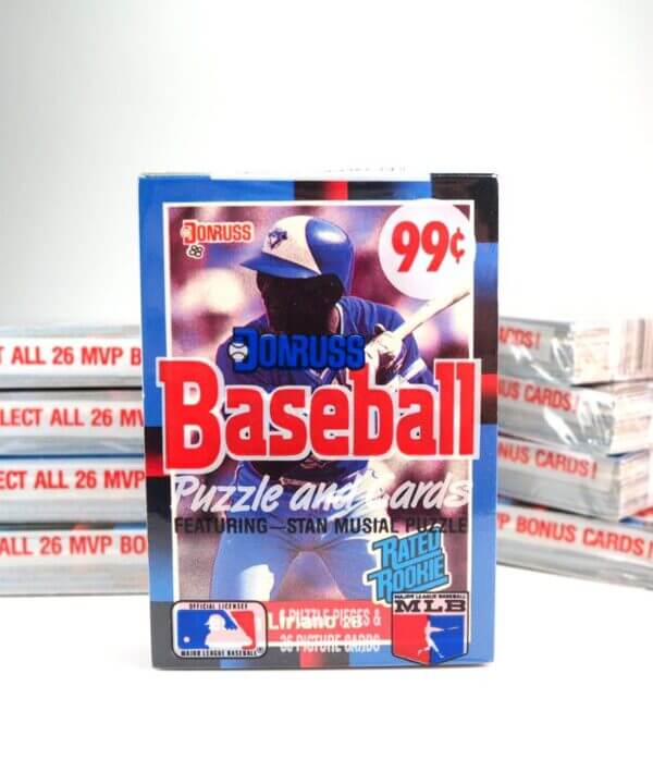 1988 Donruss Baseball unopened 36 card cello pack Glavine Rookie ? Alomar RC?