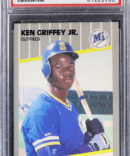 1989 Fleer #548 Ken Griffey Jr. Mariners HOF RC Rookie Card PSA 9 MINT
