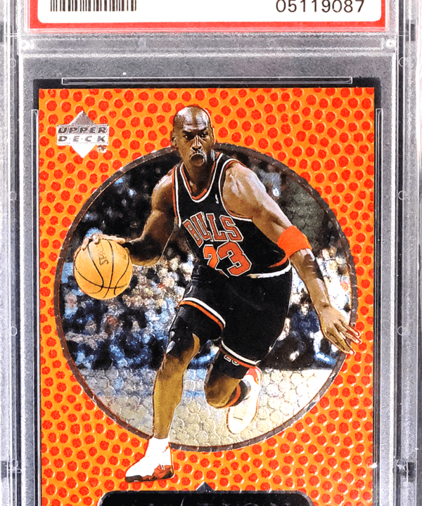 MICHAEL JORDAN 1998 U.D. Ovation #7 Chicago Bulls PSA 9 MINT