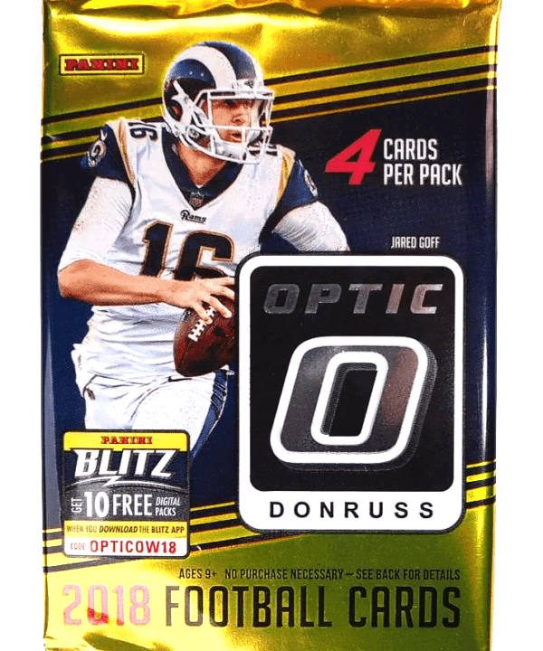 NFL Panini 2018 Donruss Optic Football Trading Card Pack