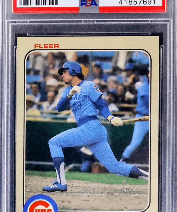 1983 Fleer #507 Ryne Sandberg RC Rookie HOF PSA 9 MINT