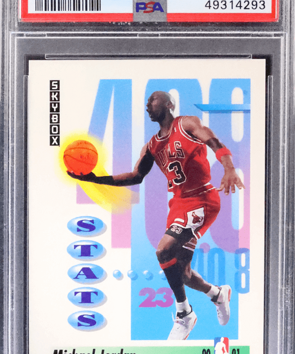 1991-92 Skybox Michael Jordan #307 PSA 9 Mint Chicago Bulls Point Leader