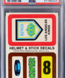1979-80 Topps Team Stickers #9 Los Angeles Kings PSA 8