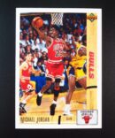 1991-92 Upper Deck Michael Jordan #44, MJ First UD Card, Chicago Bulls, HOF