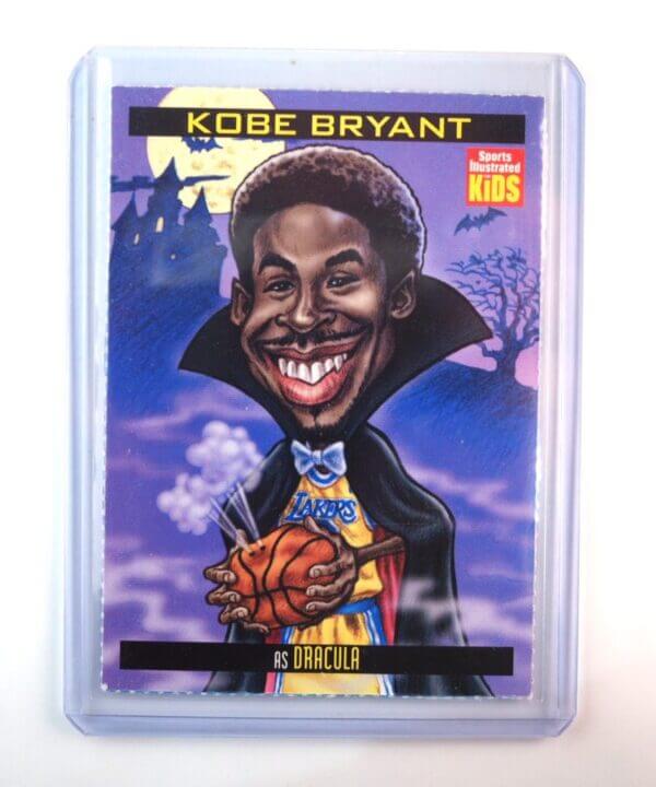 Rare Kobe Bryant As Dracula 1999 Sports Illustrated for Kids Halloween Card 842