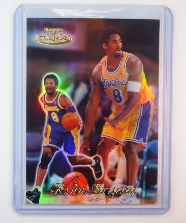 1999-00 Topps Gold Label Refractor Kobe Bryant #22 NBA LA Lakers Trading Card