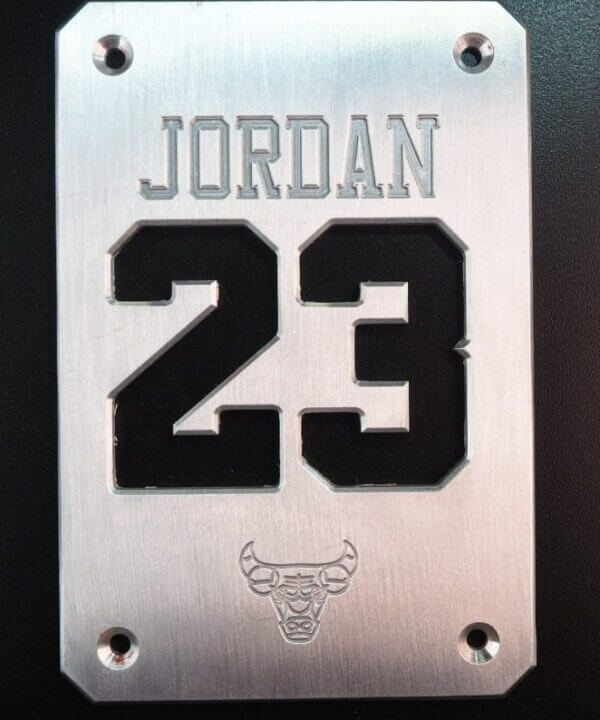 1984 Michael Jordan Chicago Bulls UD Prototype Metal Plate Rare
