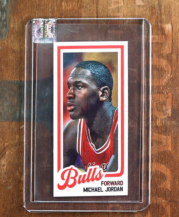 1984 85 Michael Jordan Rookie RC Supermini Chicago Bulls NO 1986 Fleer 1/3