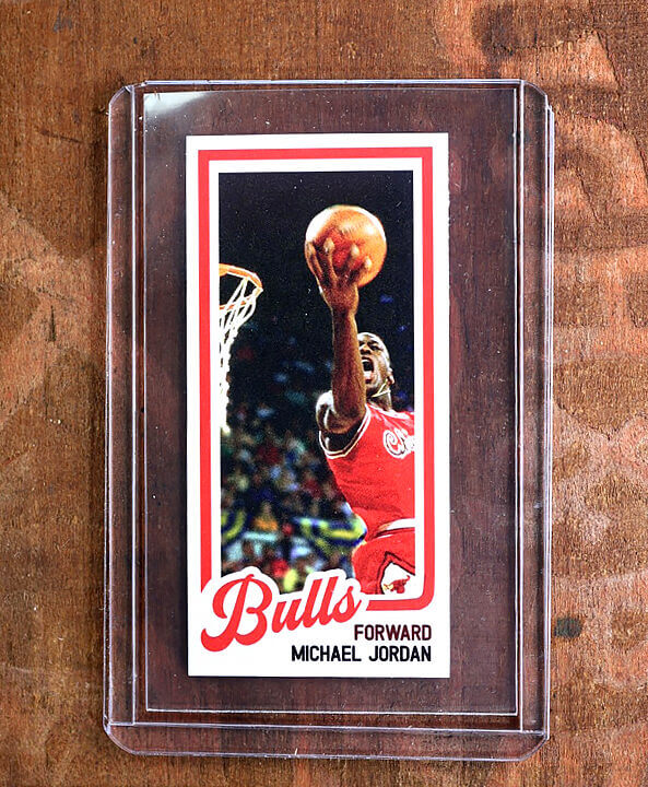 1984 85 Michael Jordan Rookie RC Supermini Chicago Bulls NO 1986 Fleer 3/3