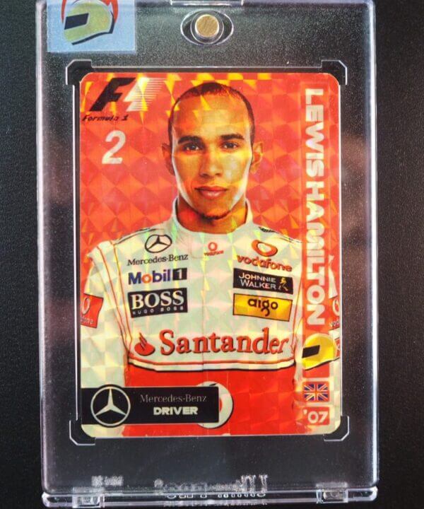 2017 Lewis Hamilton Rookie Mini Card F1 XFractor Card #76 Sealed