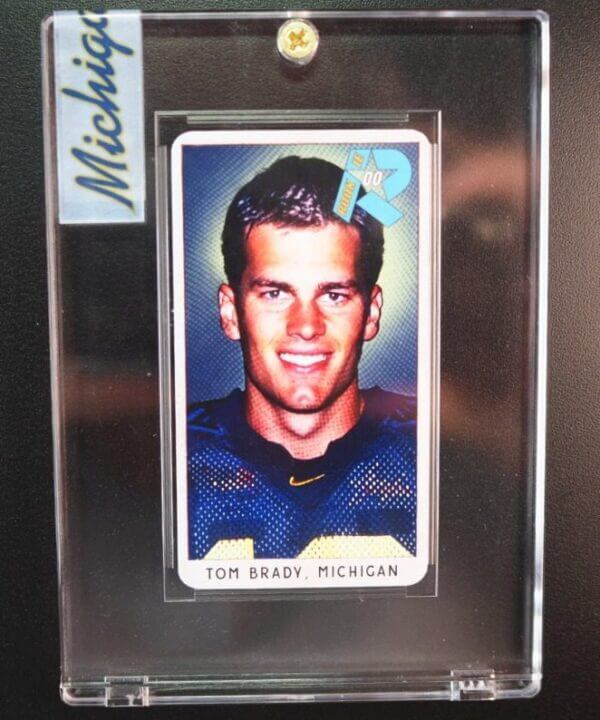 2000 Tom Brady Rookie RC Michigan Tobacco Card Sealed