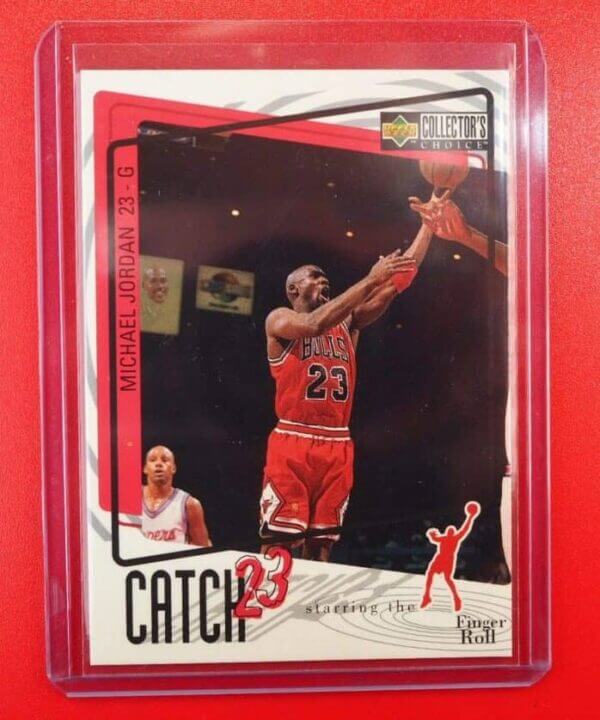 Michael Jordan 1997-98 Upper Deck Collectors Choice Catch 23 #194 Chicago Bulls