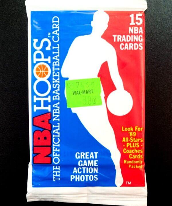 1989-90 NBA Hoops Sealed Pack (1) – Michael Jordan, David Robinson RC