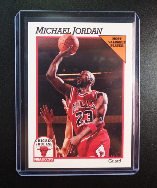 Michael Jordan NBA Hoops 1991 Most Valuable Player Basketball Card #30