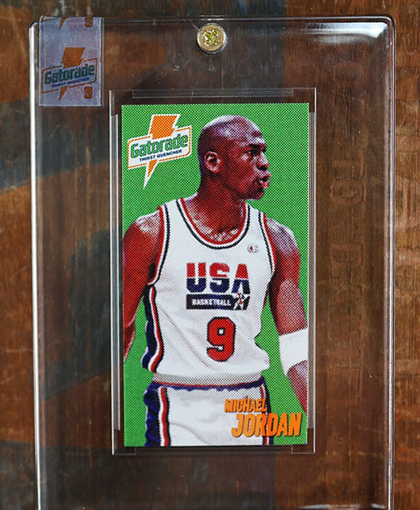 1992 Michael Jordan Team USA Basketball Gatorade Sticker #9 Sealed