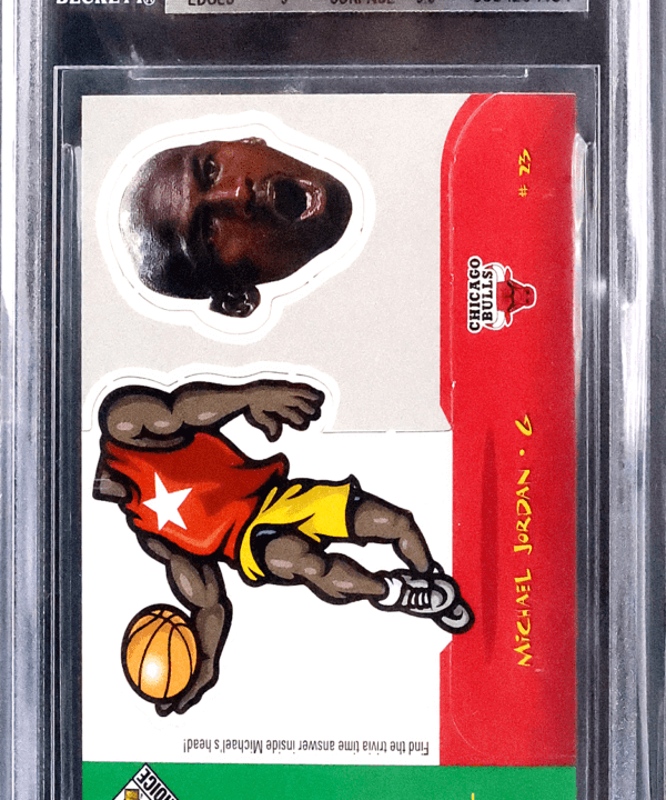 1998-99 UD Michael Jordan Mini Bobbing Heads Beckett Mint 9